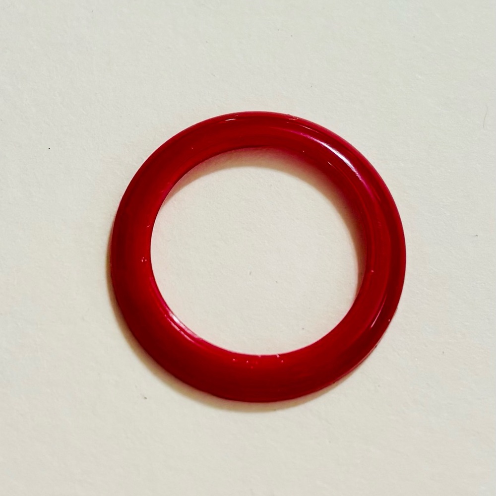 GUCCI - RED PLASTIC BEZEL for the Vintage GUCCI Interchangeable bezel watch